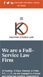 Mobile Screenshot of keatinglaw.com