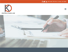 Tablet Screenshot of keatinglaw.com